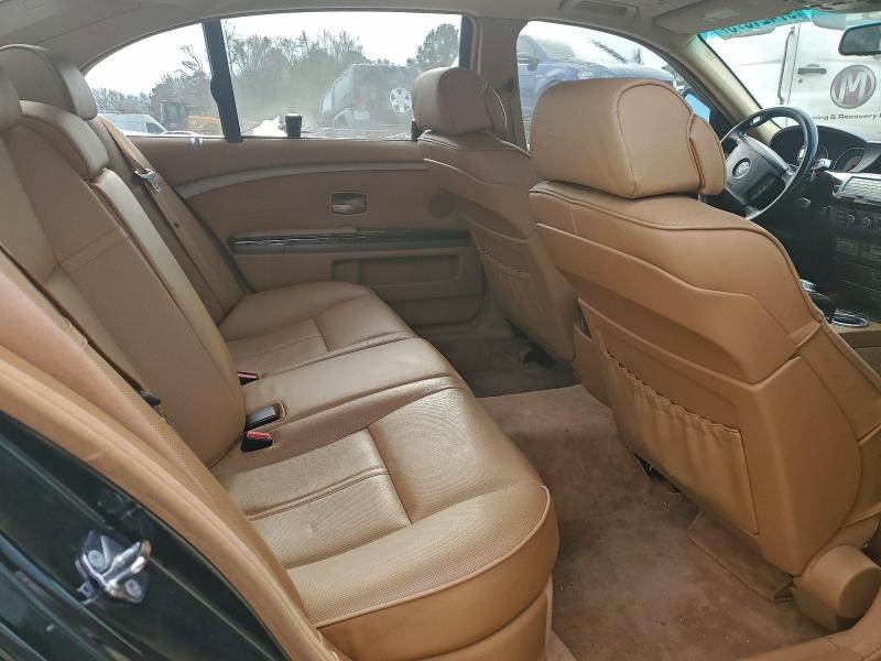 Photo 10 from auction – 2007 BMW 750 with VIN WBAHN83577DT73952