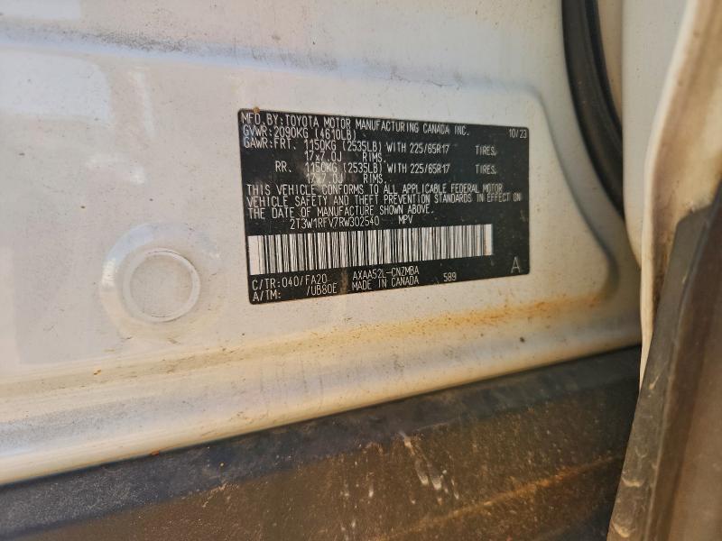 Photo 14 from auction – 2024 TOYOTA RAV4 with VIN 2T3W1RFV7RW302540