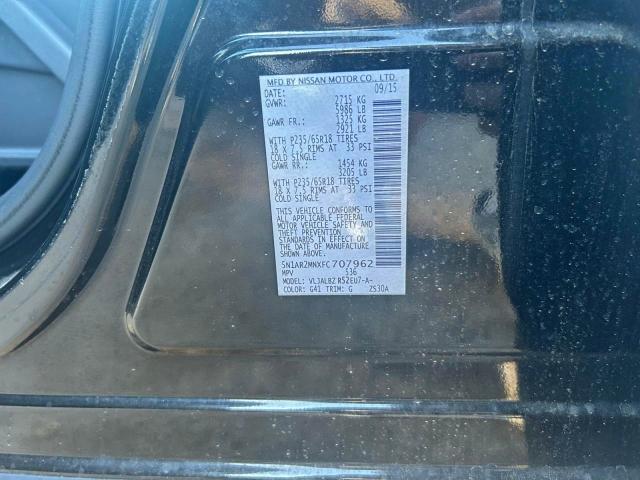 Photo 10 from auction – 2015 NISSAN PATHFINDER with VIN 5N1AR2MNXFC707962
