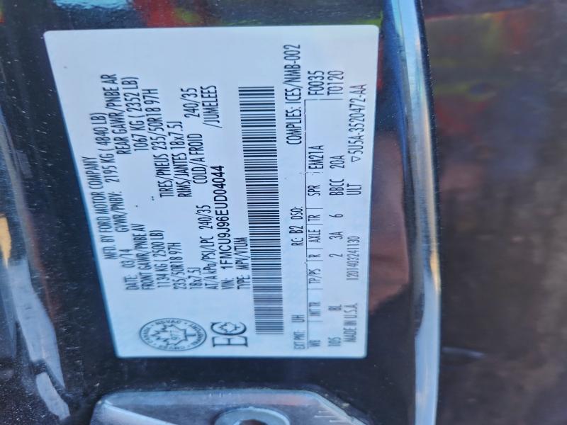 Photo 14 from auction – 2014 FORD ESCAPE TIT with VIN 1FMCU9J96EUD04044