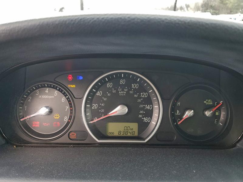 Photo 9 from auction – 2008 HYUNDAI SONATA SE with VIN 5NPEU46F88H350858