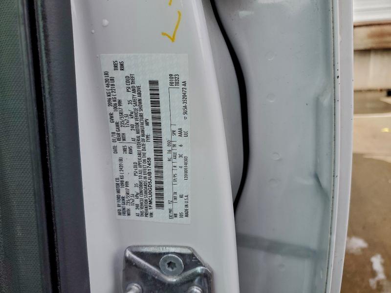 Photo 14 from auction – 2018 FORD ESCAPE SE with VIN 1FMCU0GD5JUB17458