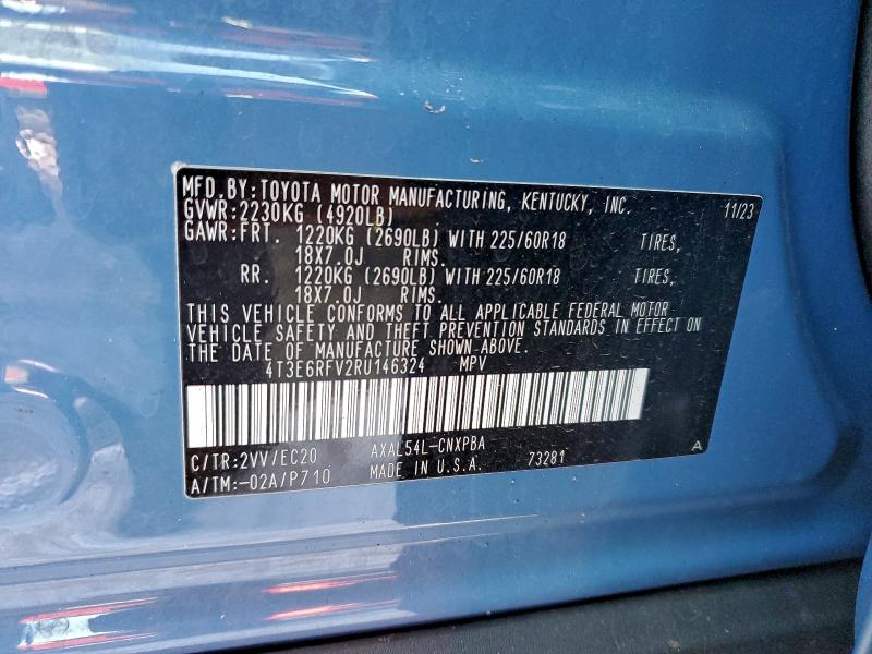 Photo 14 from auction – 2024 TOYOTA RAV4 XSE with VIN 4T3E6RFV2RU146324