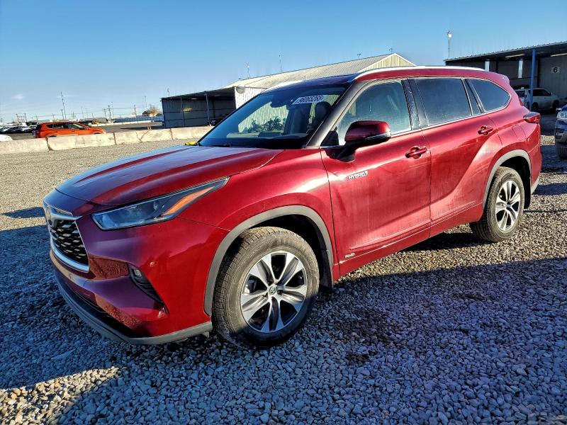 TOYOTA HIGHLANDER 2021 with VIN 5TDHBRCH7MS061948 - Photo from auction