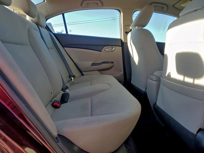 Photo 10 from auction – 2013 HONDA CIVIC LX with VIN 19XFB2F56DE096880