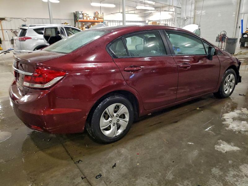 Photo 3 from auction – 2014 HONDA CIVIC LX with VIN 19XFB2F55EE039040