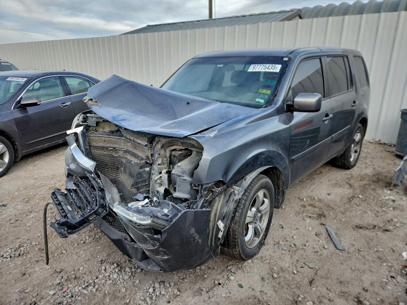 HONDA PILOT EX 2012 with VIN 5FNYF3H48CB037684 - Photo from auction