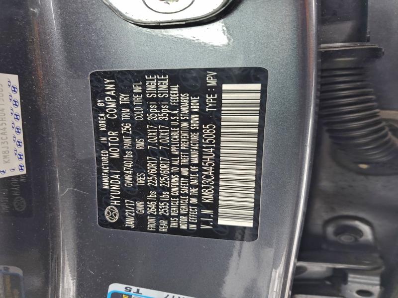 Photo 14 from auction – 2017 HYUNDAI TUSCON with VIN KM8J3CA45HU415085