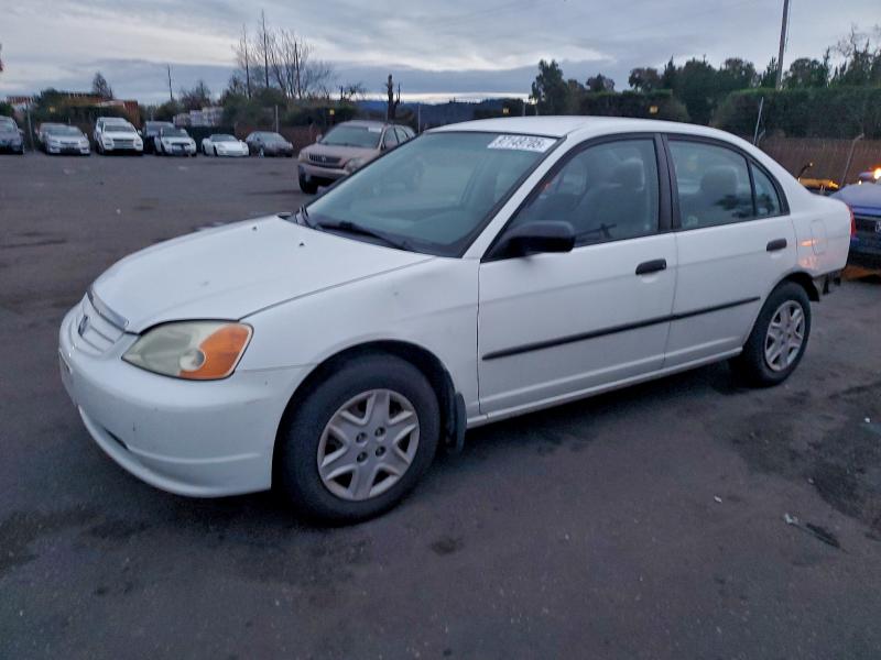 HONDA CIVIC DX 2003 with VIN 2HGES161X3H578467 - Photo from auction