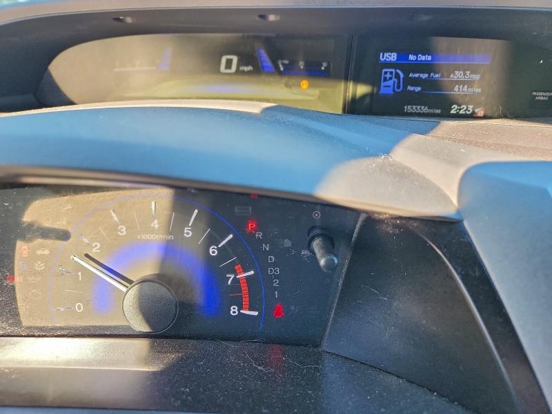 Photo 9 from auction – 2012 HONDA CIVIC LX with VIN 19XFB2F54CE079932