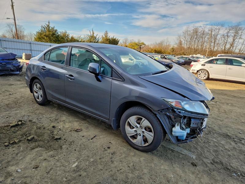Photo 4 from auction – 2013 HONDA CIVIC LX with VIN 19XFB2F52DE241333