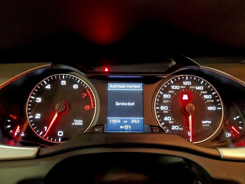 Photo 9 from auction – 2012 AUDI A4 PREMIUM with VIN WAUHFBFL3CA113953