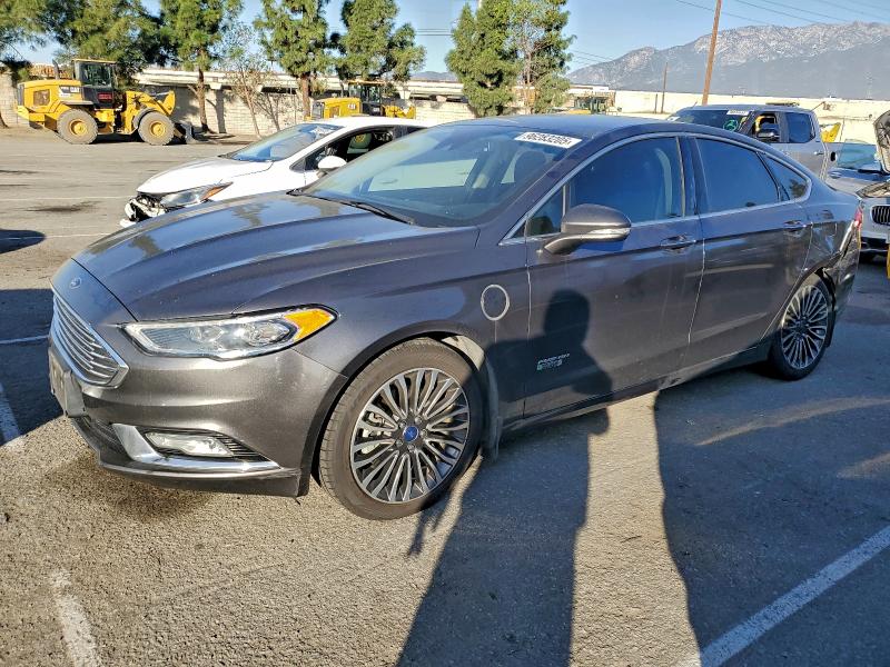 FORD FUSION SE 2017 with VIN 3FA6P0PU9HR354535 - Photo from auction
