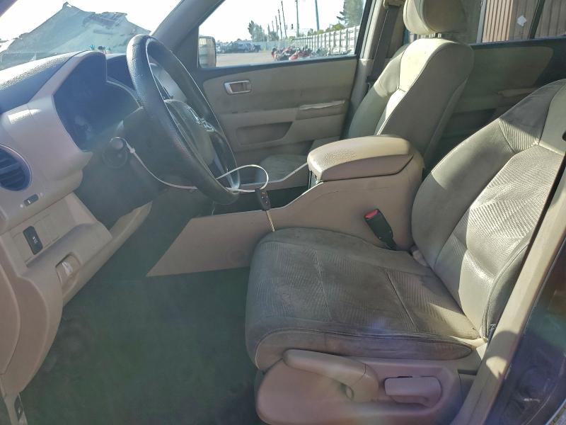 Photo 7 from auction – 2012 HONDA PILOT LX with VIN 5FNYF3H28CB009236