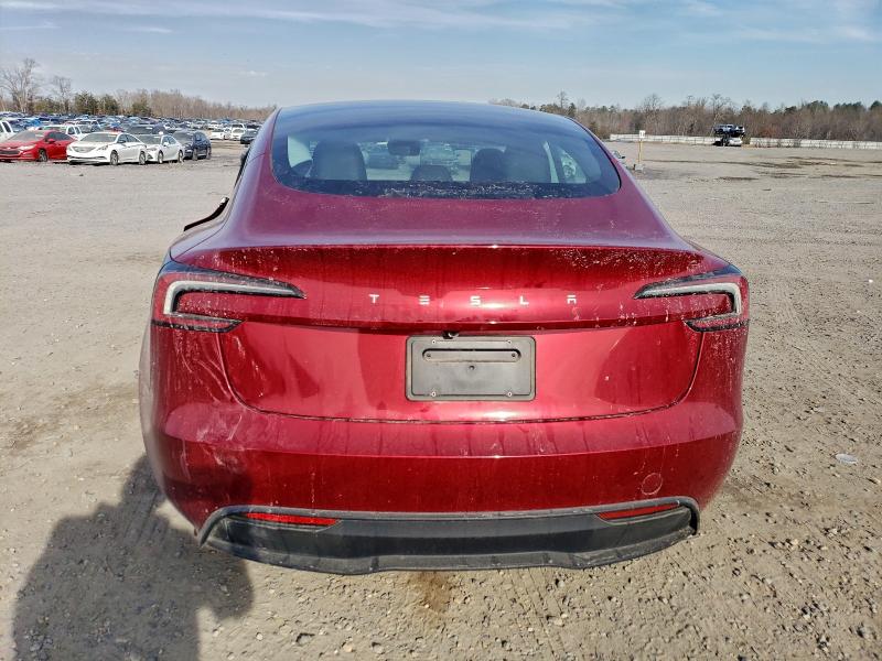 Photo 6 from auction – 2025 TESLA MODEL 3 with VIN 5YJ3E1EA5SF900581