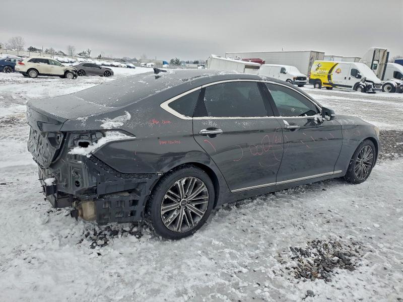 Photo 3 from auction – 2018 GENESIS G80 BASE with VIN KMHGN4JE4JU261865