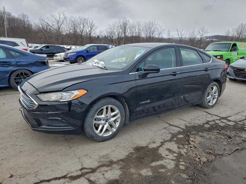 FORD FUSION SE 2018 with VIN 3FA6P0LU9JR132279 - Photo from auction