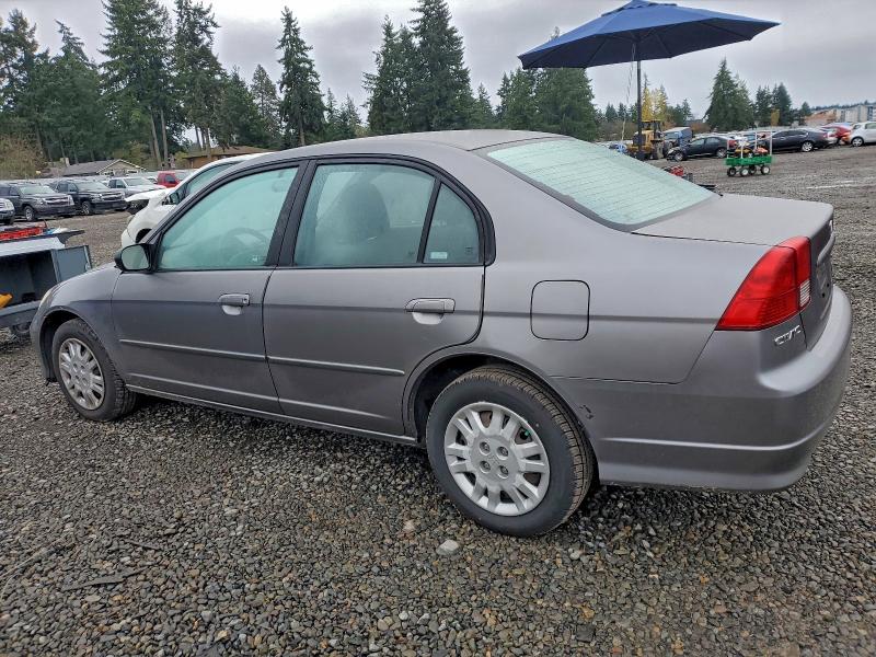 Photo 2 from auction – 2005 HONDA CIVIC LX with VIN 2HGES16625H533523