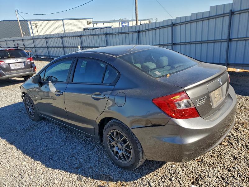 Photo 2 from auction – 2012 HONDA CIVIC LX with VIN 2HGFB2F56CH582612