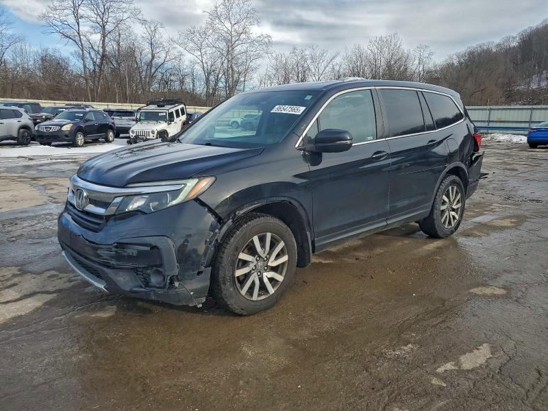 HONDA PILOT EXL 2019 with VIN 5FNYF6H59KB059007 - Photo from auction