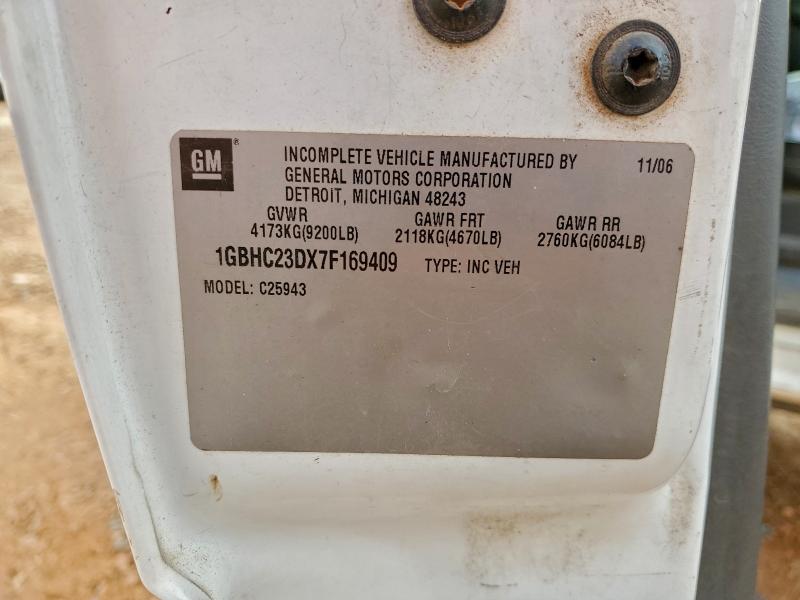 Photo 14 from auction – 2007 CHEV SILVERADO with VIN 1GBHC23DX7F169409
