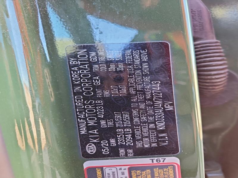 Photo 14 from auction – 2021 KIA SOUL with VIN KNDJ33AU4M7127443