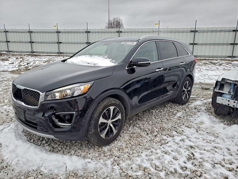 KIA SORENTO EX 2018 with VIN 5XYPH4A57JG373931 - Photo from auction