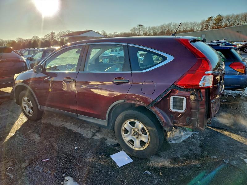 Photo 2 from auction – 2015 HONDA CR-V LX with VIN 5J6RM4H34FL124159
