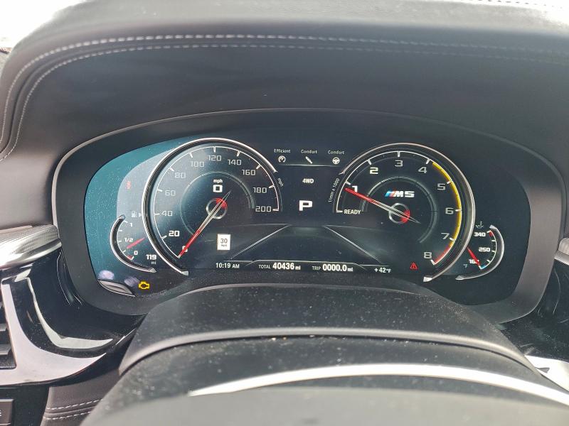 Photo 9 from auction – 2019 BMW M5 with VIN WBSJF0C59KB284660