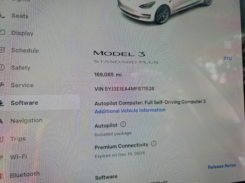 Photo 9 from auction – 2021 TESLA MODEL 3 with VIN 5YJ3E1EA4MF871528
