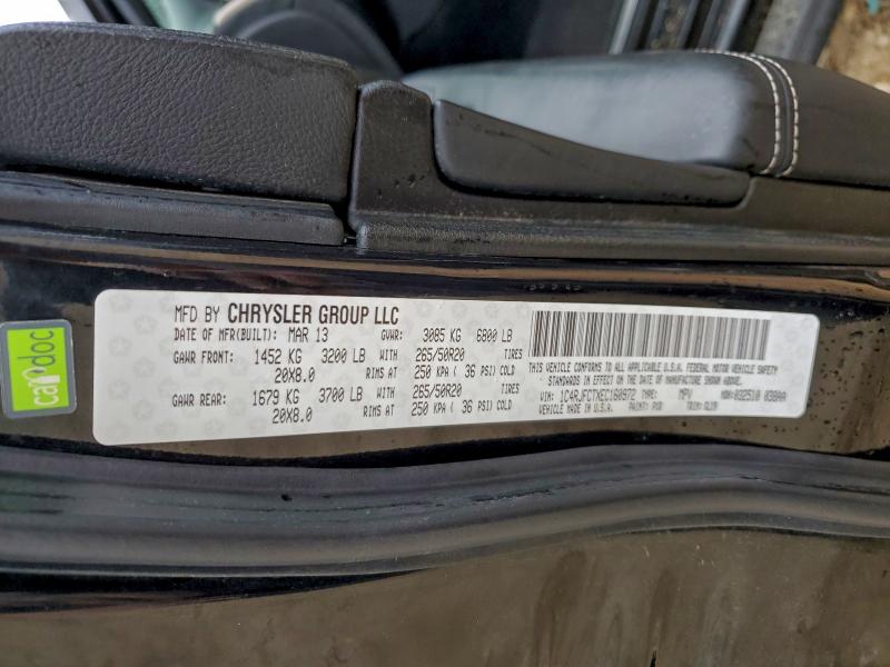 Photo 14 from auction – 2014 JEEP GRAND CHEROKEE with VIN 1C4RJFCTXEC160972
