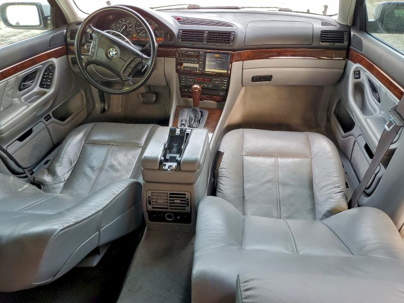 Photo 8 from auction – 2001 BMW 740 IL with VIN WBAGH83491DP21557
