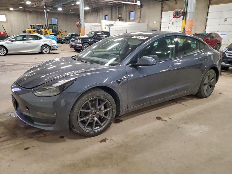 TESLA MODEL 3 2021 with VIN 5YJ3E1EB3MF874669 - Photo from auction