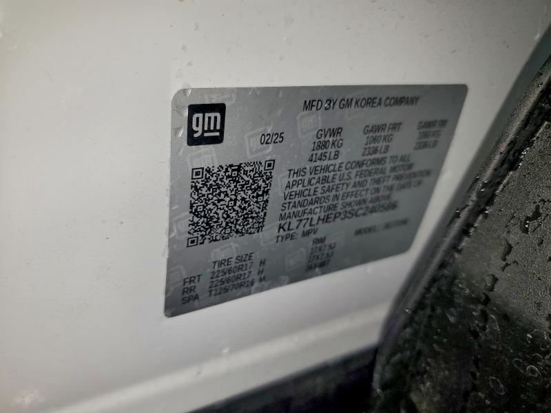 Photo 14 from auction – 2025 CHEVROLET TRAX with VIN KL77LHEP3SC240586