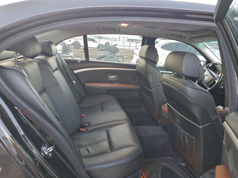 Photo 10 from auction – 2006 BMW 750 with VIN WBAHN83536DT31275