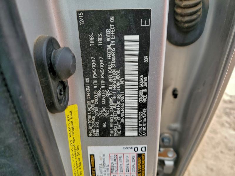 Photo 14 from auction – 2016 TOYOTA 4RUNNER SR with VIN JTEZU5JR8G5120711