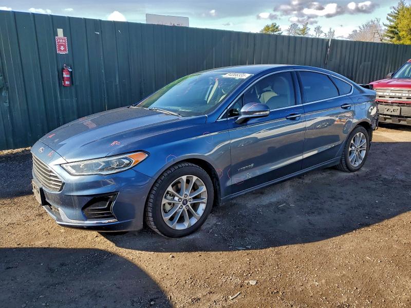 Photo 1 from auction – 2019 FORD FUSION SEL with VIN 3FA6P0MU2KR137355