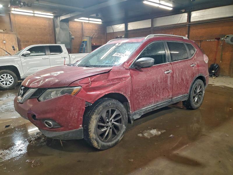 NISSAN ROGUE S 2016 with VIN 5N1AT2MV4GC756366 - Photo from auction