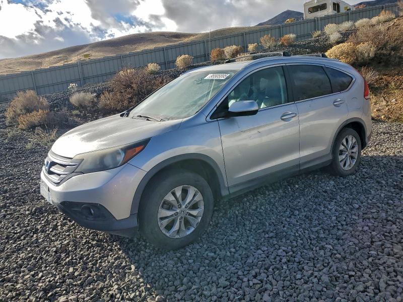 HONDA CR-V EXL 2013 with VIN 2HKRM4H74DH658675 - Photo from auction