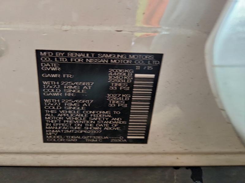 Foto 14 de la subasta – 2016 NISSAN ROGUE S con VIN KNMAT2MT2GP621107