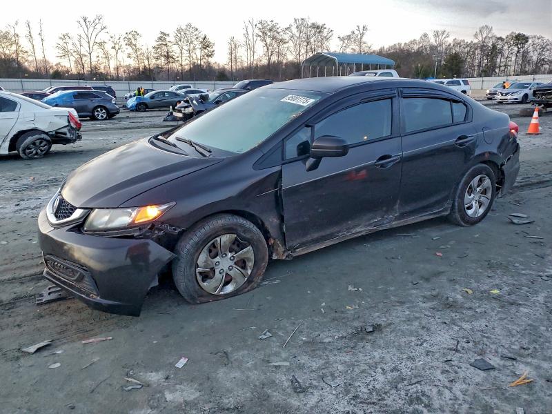 HONDA CIVIC LX 2014 with VIN 2HGFB2F58EH507137 - Photo from auction