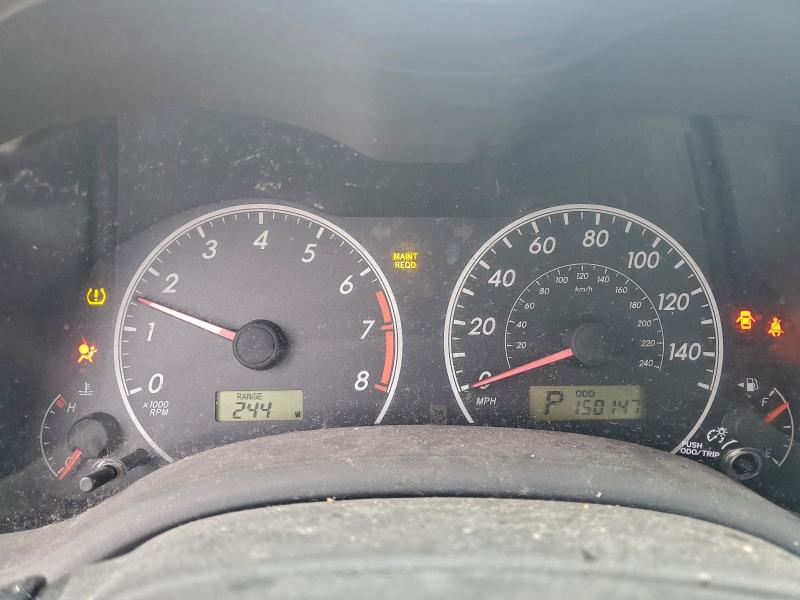 Photo 9 from auction – 2009 TOYOTA COROLLA BA with VIN 2T1BU40E19C011589