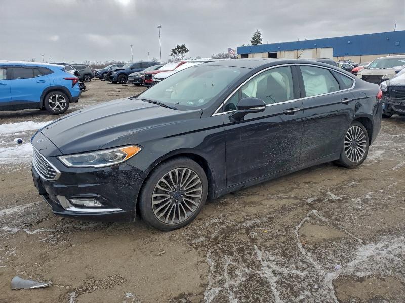 FORD FUSION SE 2017 with VIN 3FA6P0HDXHR349195 - Photo from auction