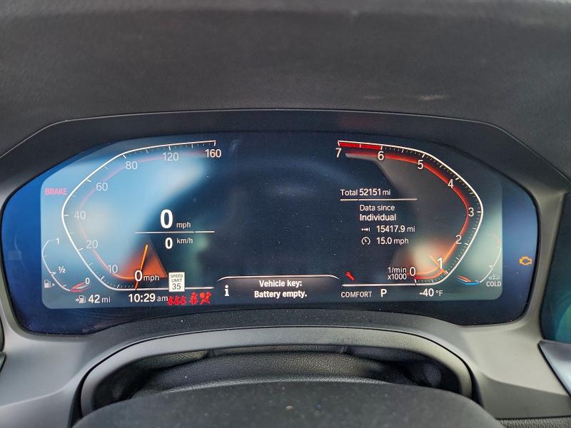 Photo 9 from auction – 2021 BMW 330I with VIN 3MW5R1J02M8B47509