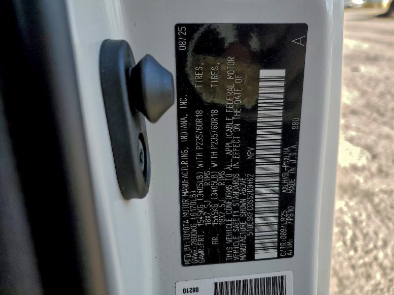 Photo 14 from auction – 2025 TOYOTA SIENNA LIM with VIN 5TDESKFC0SS209462