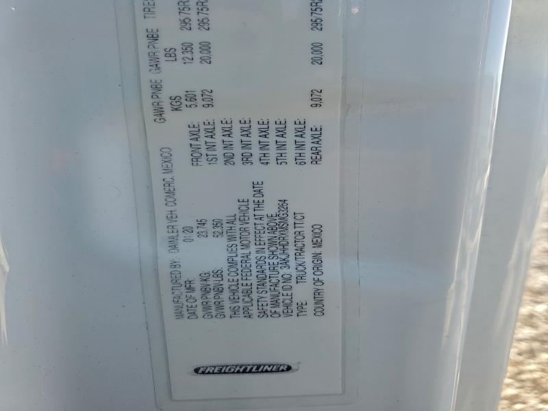 Photo 10 from auction – 2021 FREIGHTLINER CASCADIA 1 with VIN 3AKJHHDRXMSMG3264
