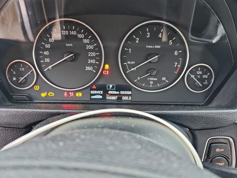 Photo 9 from auction – 2014 BMW 320 I XDRI with VIN WBA3C3G50ENS69727