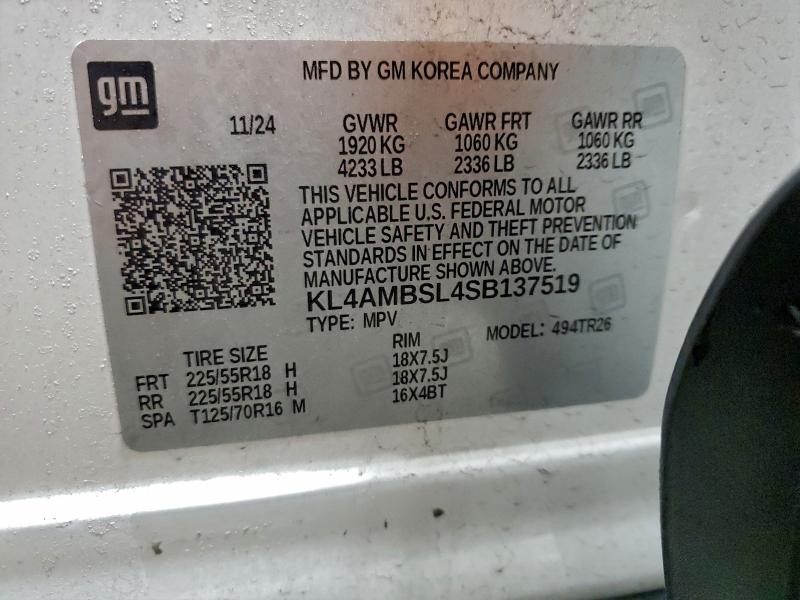 Photo 14 from auction – 2025 BUICK ENCORE GX with VIN KL4AMBSL4SB137519