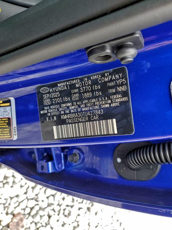 Photo 14 from auction – 2026 HYUNDAI VENUE with VIN KMHRB8A30TU427843