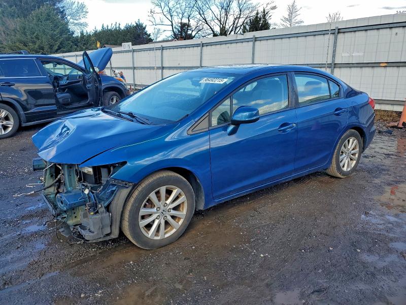 HONDA CIVIC EX 2012 with VIN 19XFB2F88CE312821 - Photo from auction